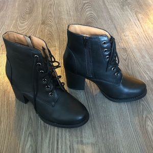 Black ankle boots